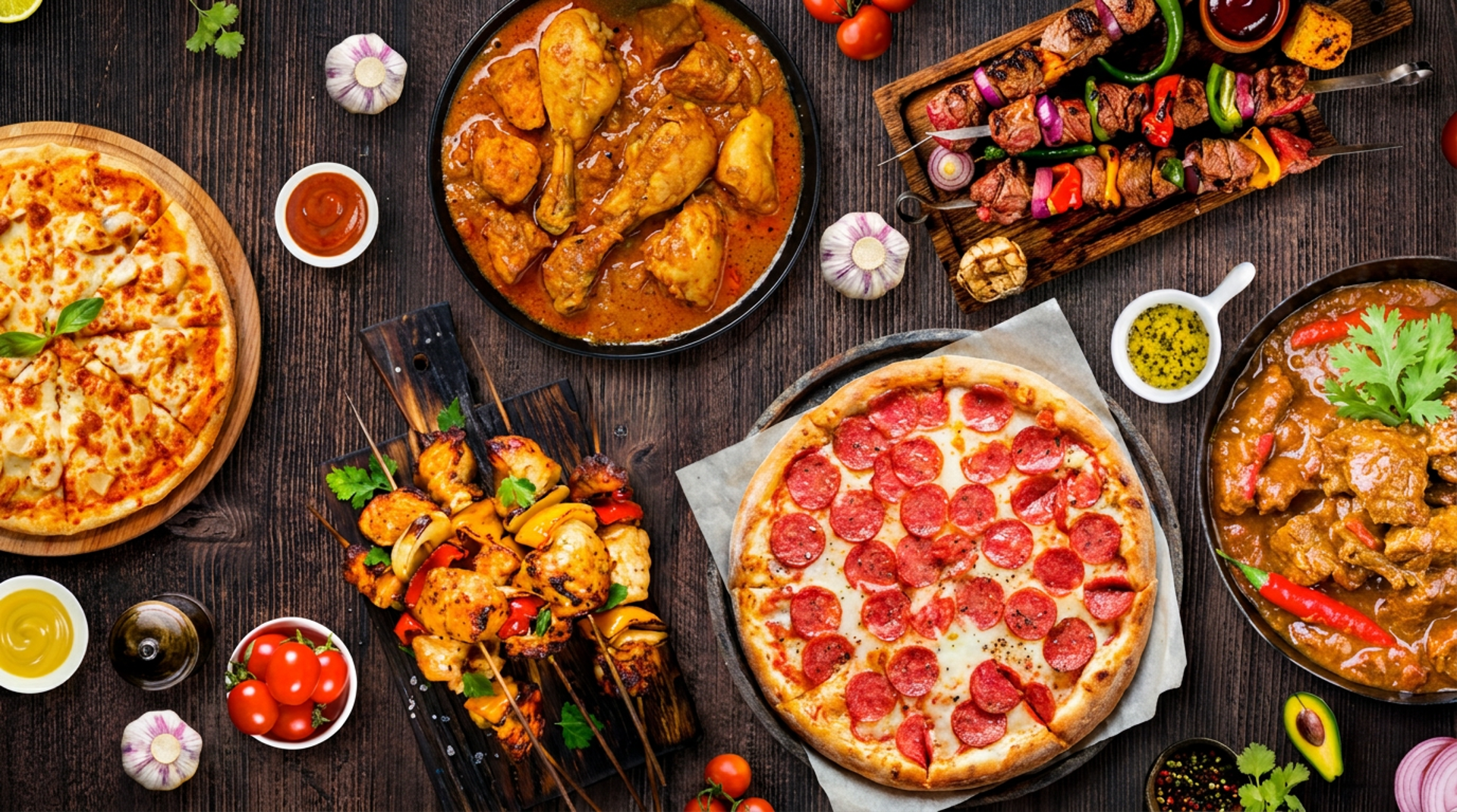 Tandoori. Biryani. Karahi. Pizza.