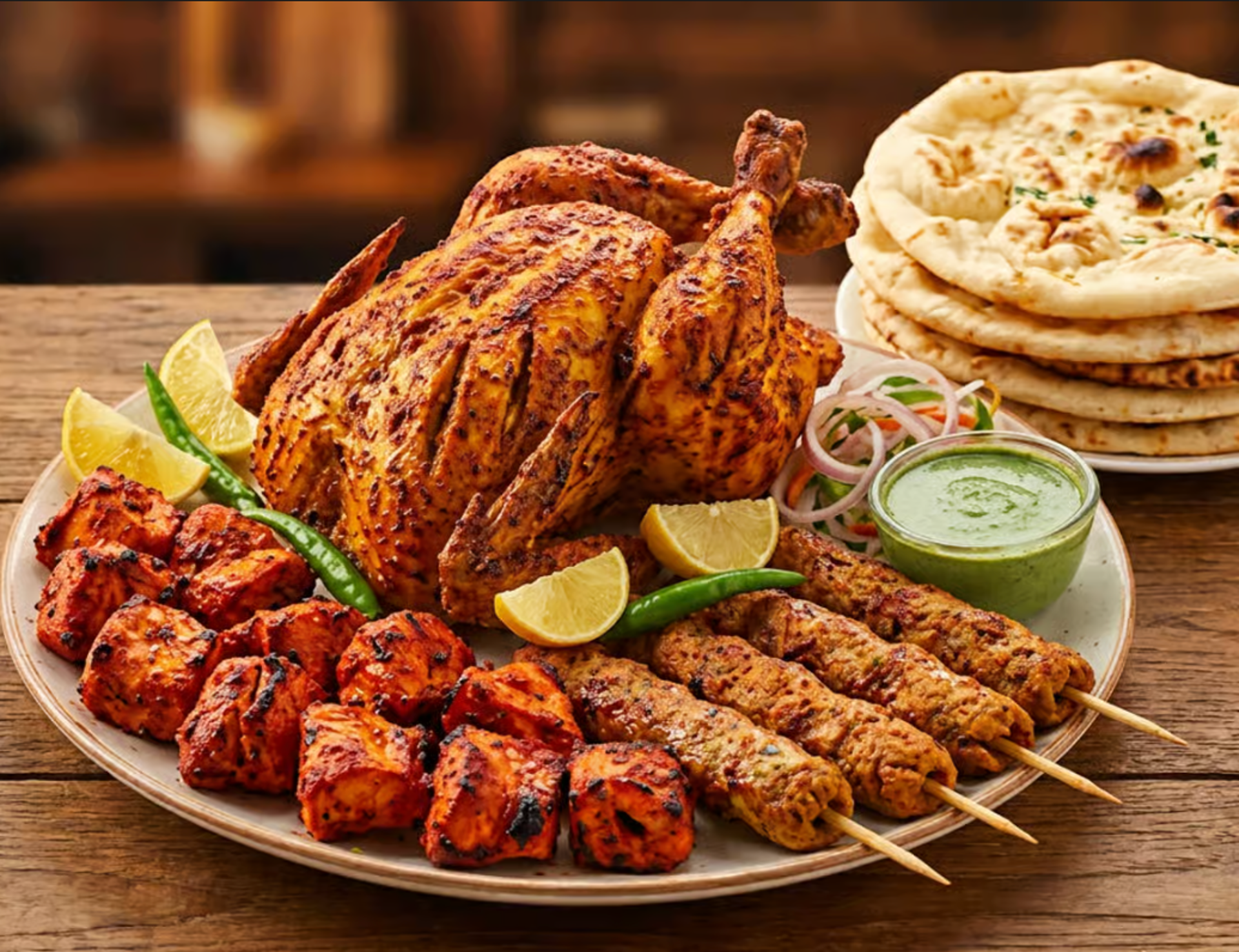 Tandoori BBQ off the clay oven